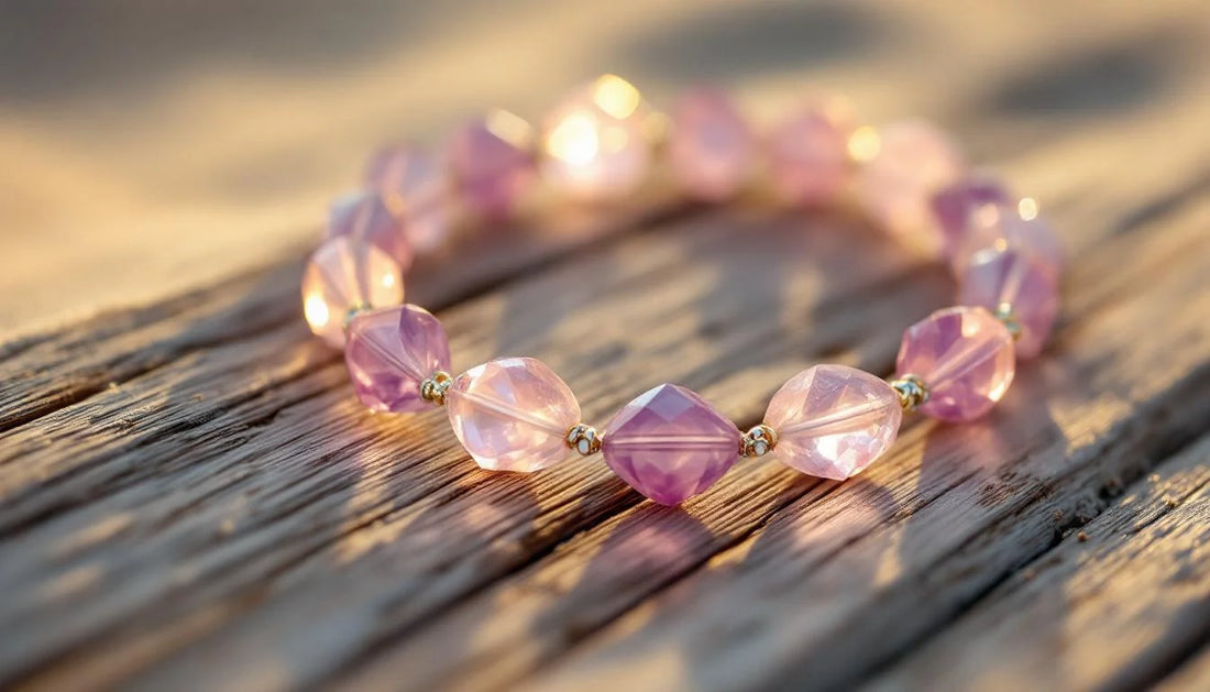 Bracelet Kunzite : Amour Inconditionnel, Paix et Guérison Émotionnelle