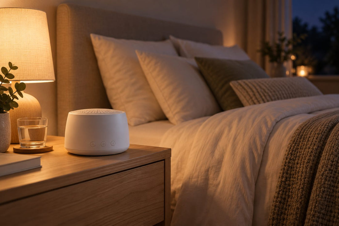Bruit blanc pour dormir : aide ponctuelle, limites et bons usages dans une chambre calme