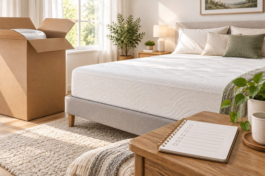 Essai et retour de matelas : les conditions à lire avant de commander dans une chambre calme