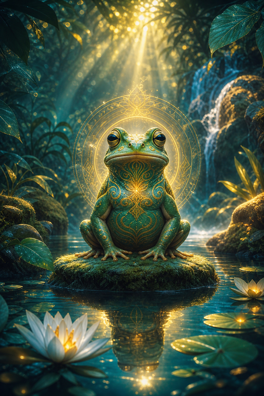 Animal totem grenouille : transformation, purification et renouveau