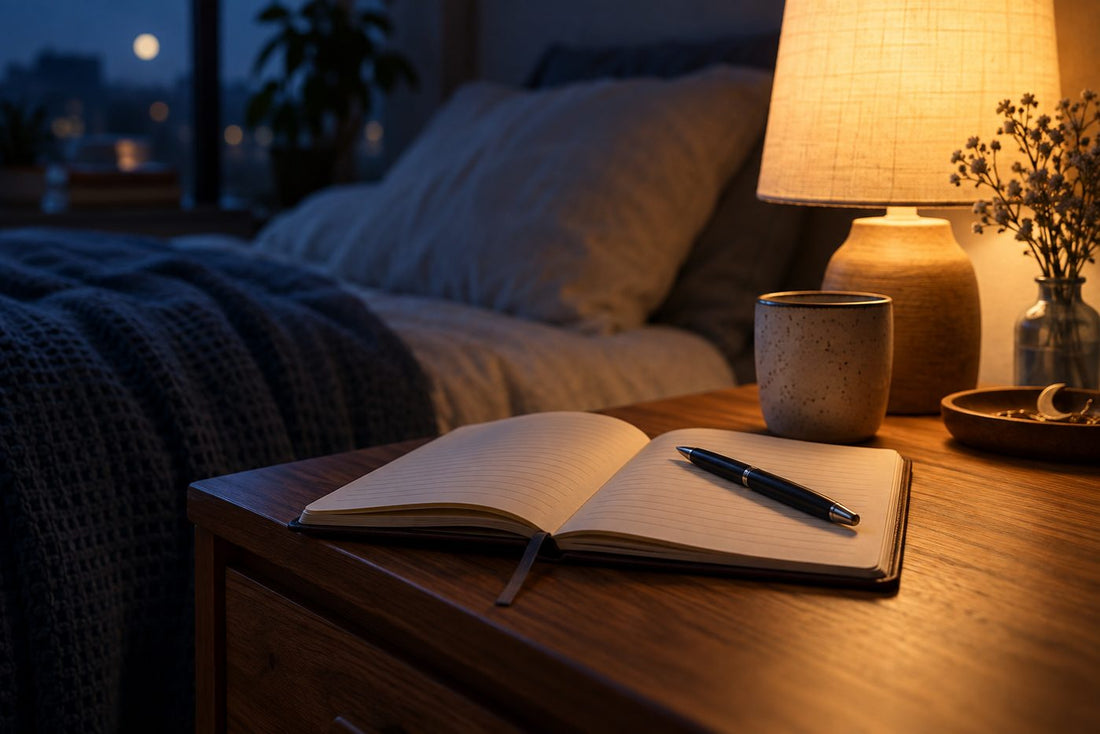 Journal de sommeil : noter ses nuits sans tomber dans l’obsession dans une chambre calme