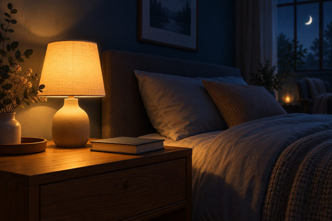 Lampe de chevet et sommeil : choisir une lumière qui n’agresse pas la nuit dans une chambre calme