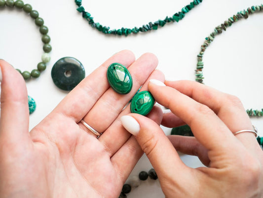 malachite et oeil de tigre