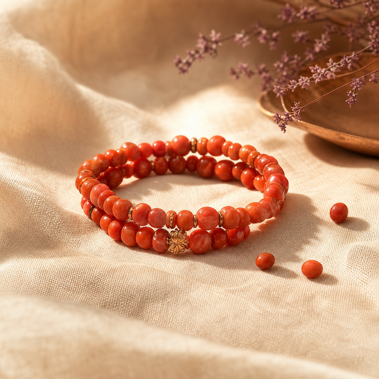 Bracelet en corail naturelle DailyLama