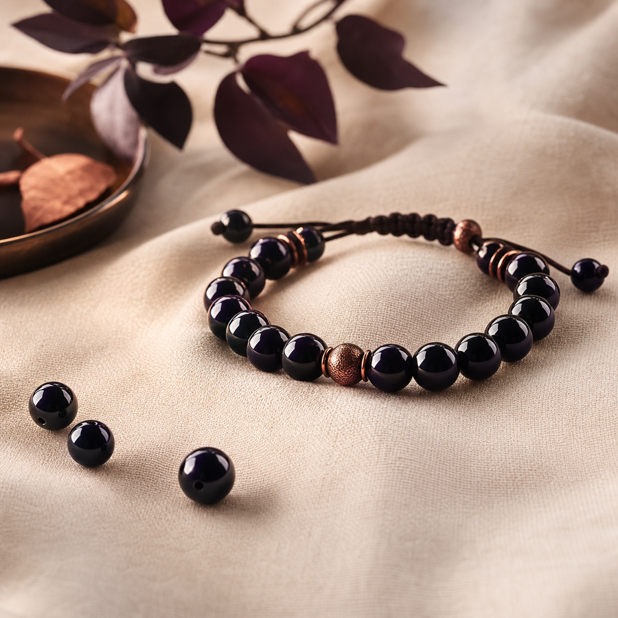 Bracelet en obsidienne naturelle DailyLama