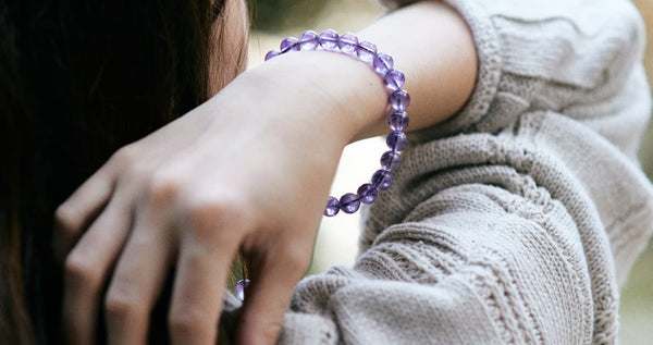 Bracelet Améthyste : calme & intuition