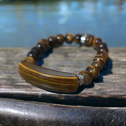 Regard de Félin - Bracelet Œil de Tigre DailyLama - vue 3