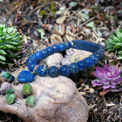 Bracelet Lapis Lazuli pierre naturelle DailyLama - vue 2