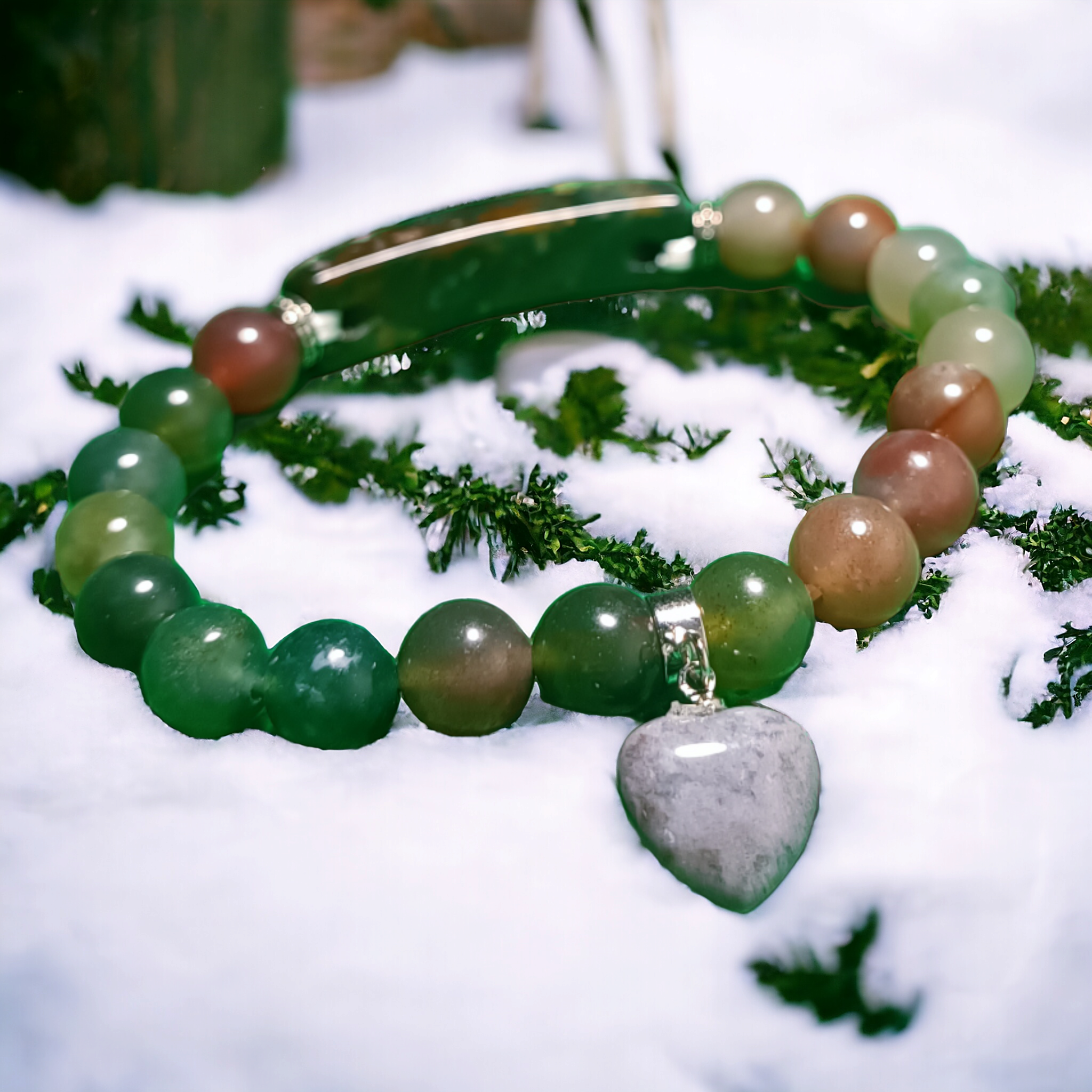 Essence de Forêt - Bracelet Moss Agate