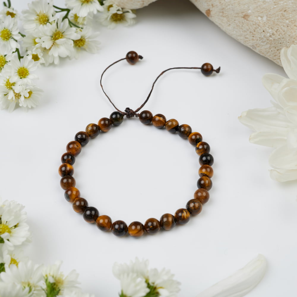 Bracelet en pierre naturelle pour intention de protection et clarte