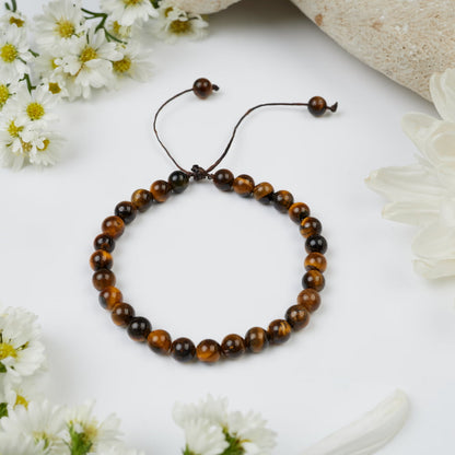 Bracelet en pierre naturelle pour intention de protection et clarte
