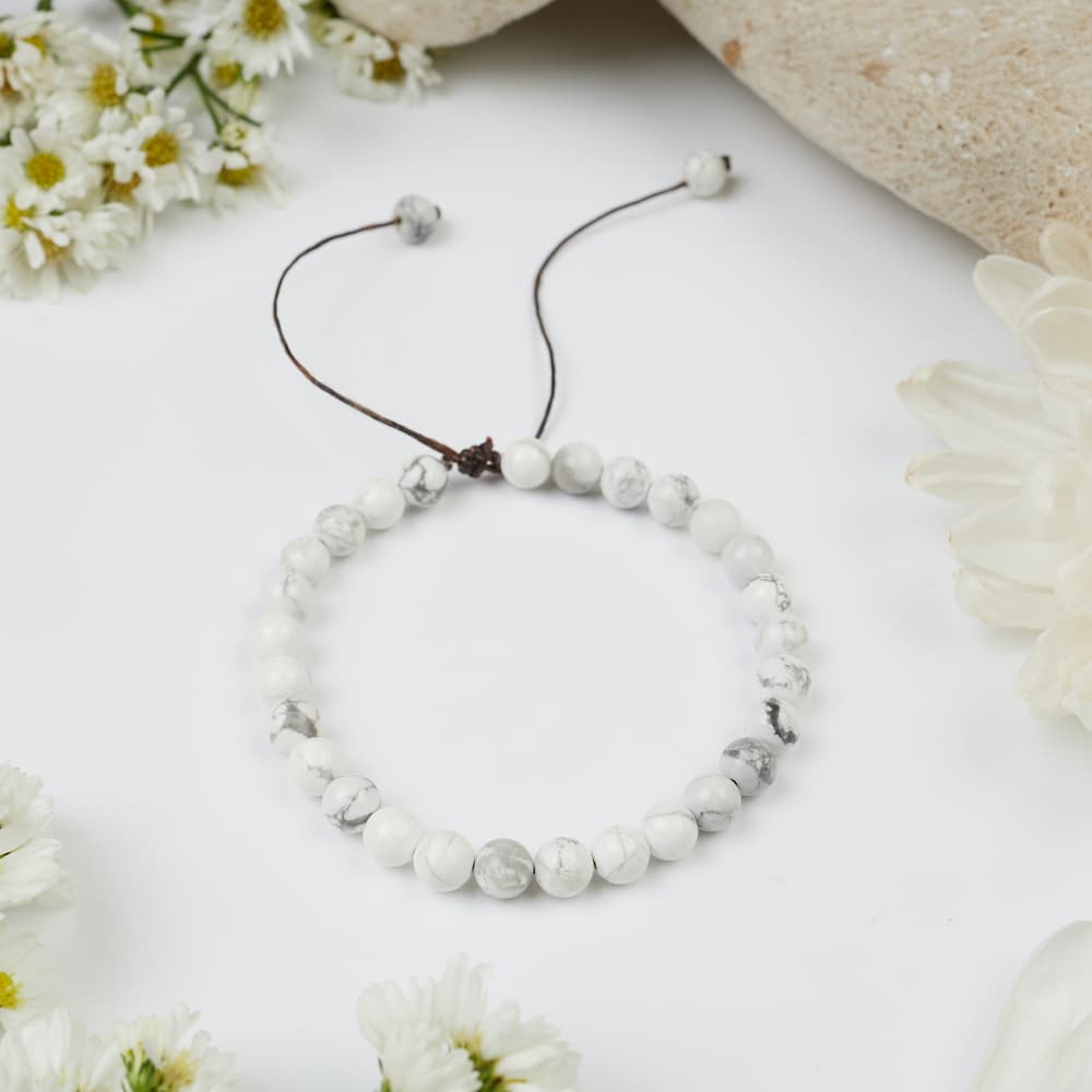 Bracelet en pierre naturelle pour calme et apaisement