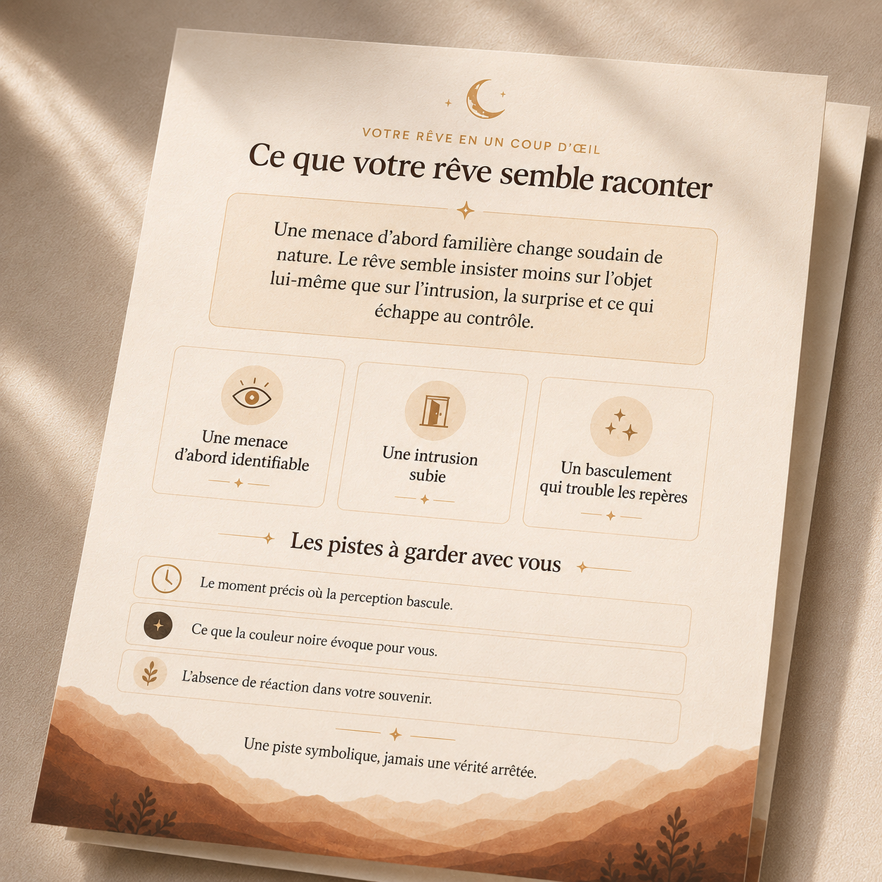 Analyse de rêve personnalisée