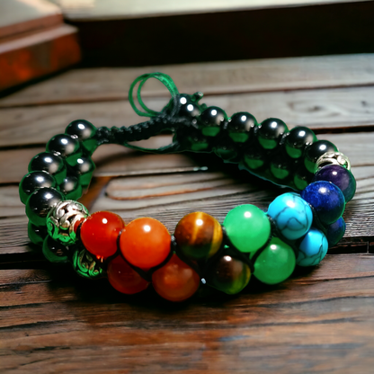 Bracelet Hématite pierre naturelle DailyLama - vue 2