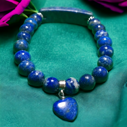 Bracelet Lapis Lazuli pierre naturelle DailyLama - vue 3