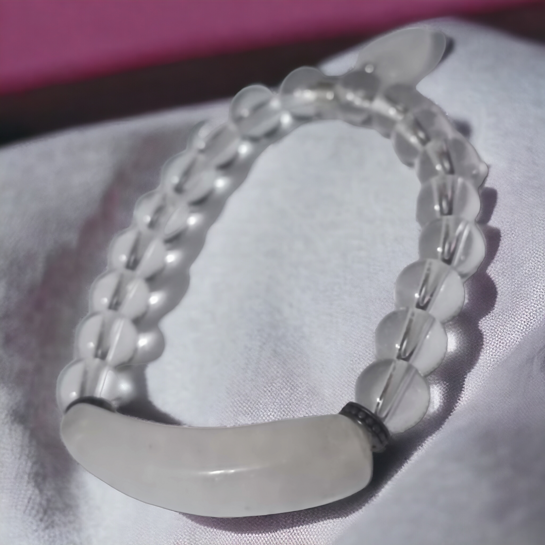 Bracelet Cristal de Roche pierre naturelle DailyLama - vue 2