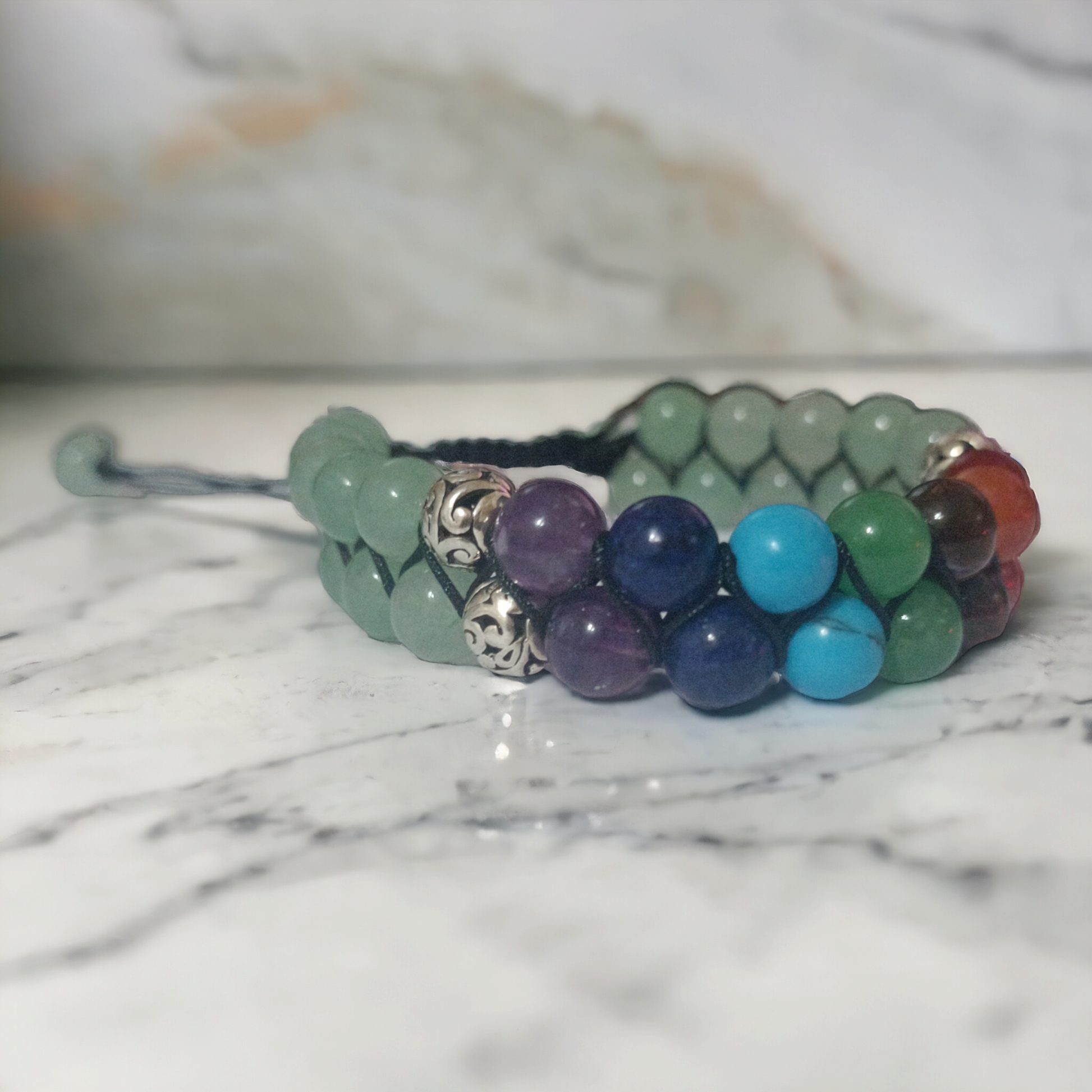 Bracelet Aventurine pierre naturelle DailyLama - vue 2