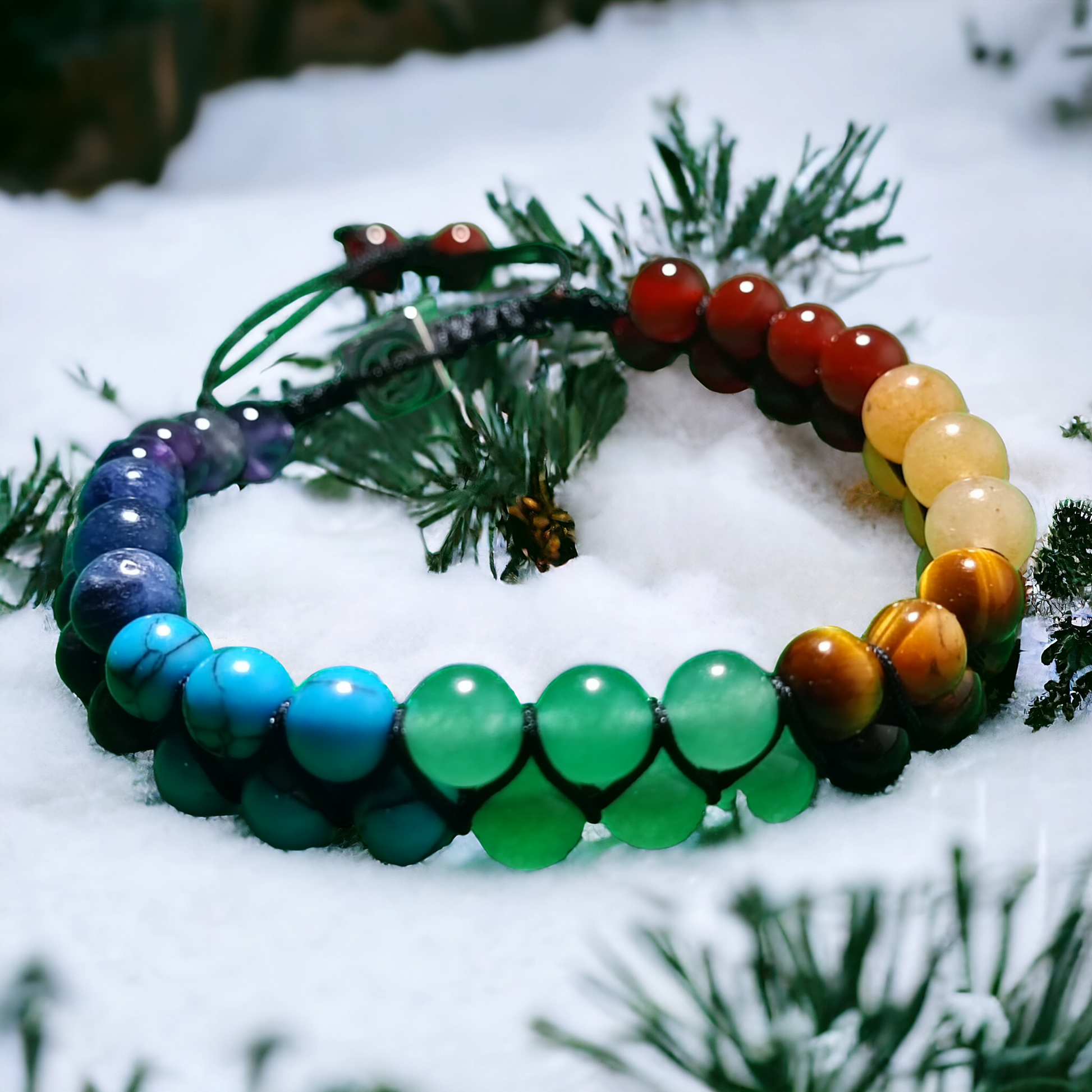 Arc-en-Ciel Énergétique - Bracelet Doubl DailyLama - vue 2