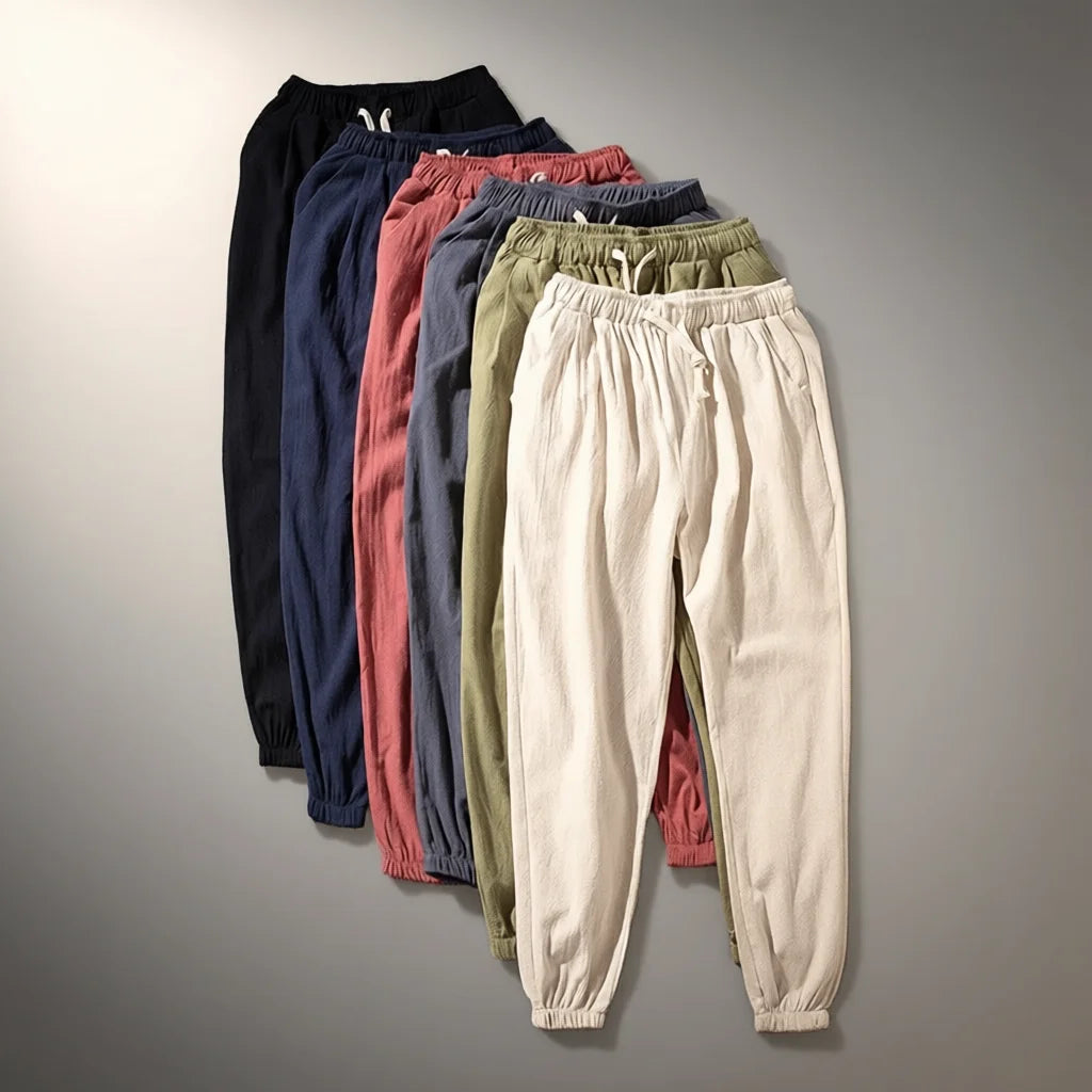 Sarouel Homme à Bas Resserrés — six coloris — Noir