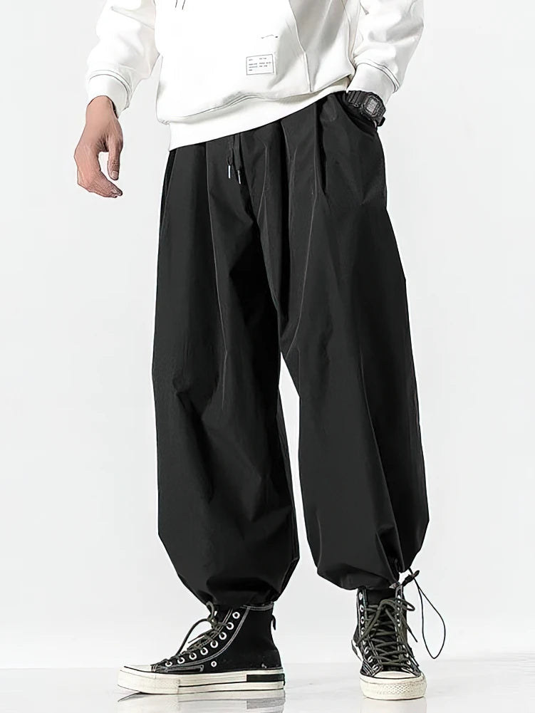 Sarouel Homme Coupe Large Noir — Noir