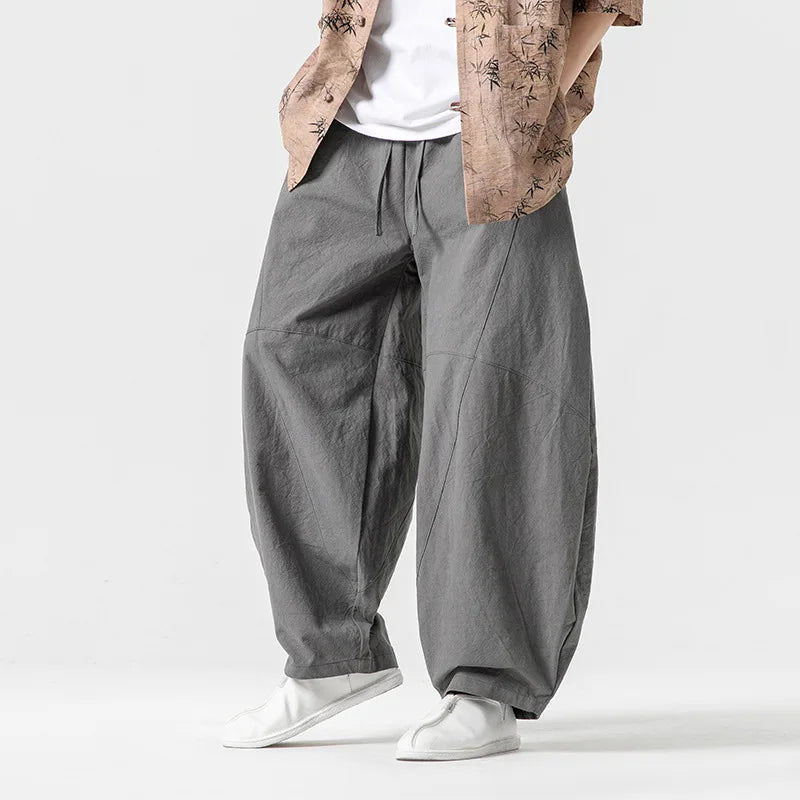 Sarouel Homme Très Ample — coupe créateur — Écru