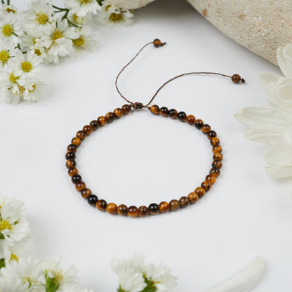 bracelet oeil de tigre 4mm