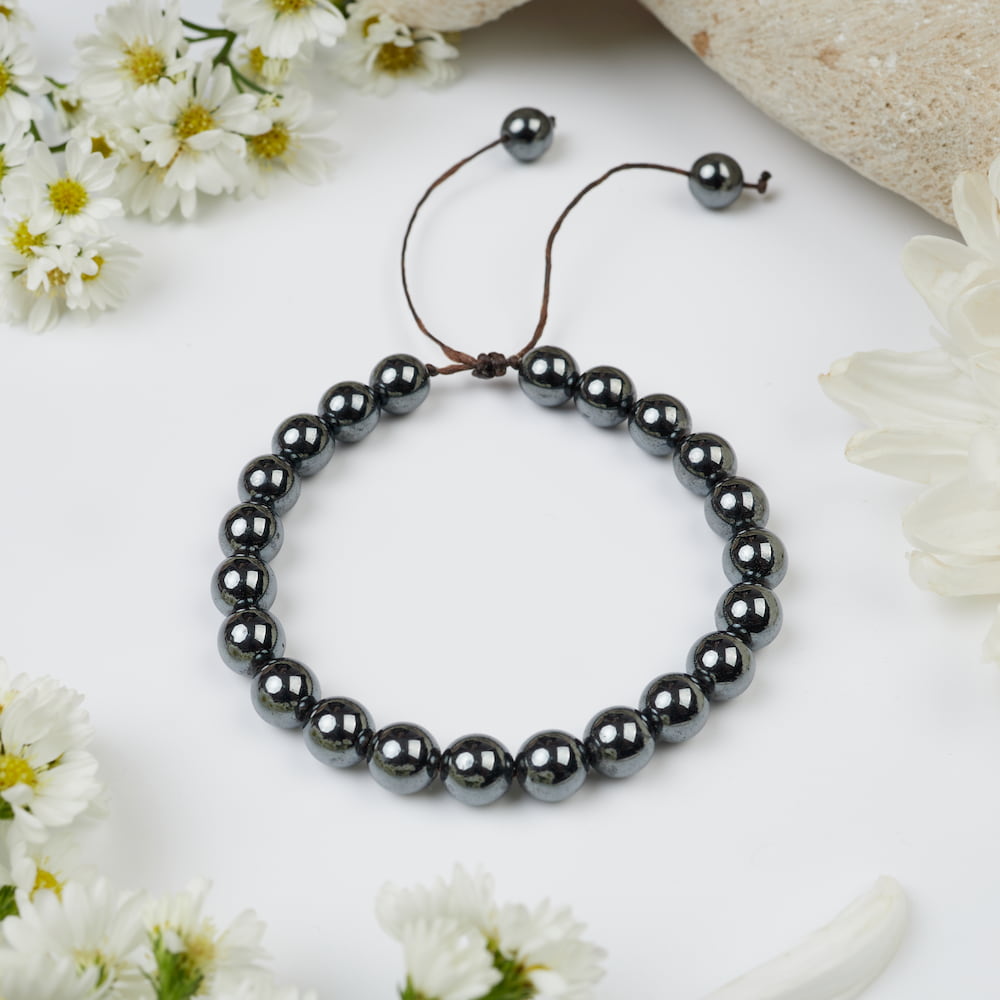 bracelet hematite 8mm