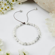 Bracelet en Howlite : Sagesse et Discernement