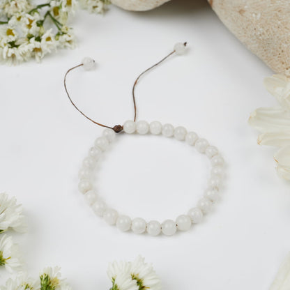 bracelet pierre de lune 6mm