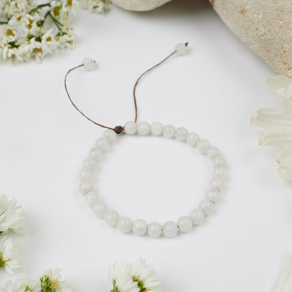bracelet pierre de lune 6mm
