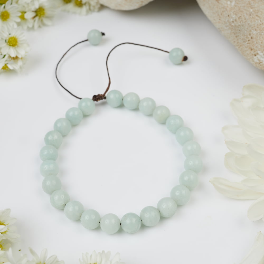 bracelet amazonite 6mm