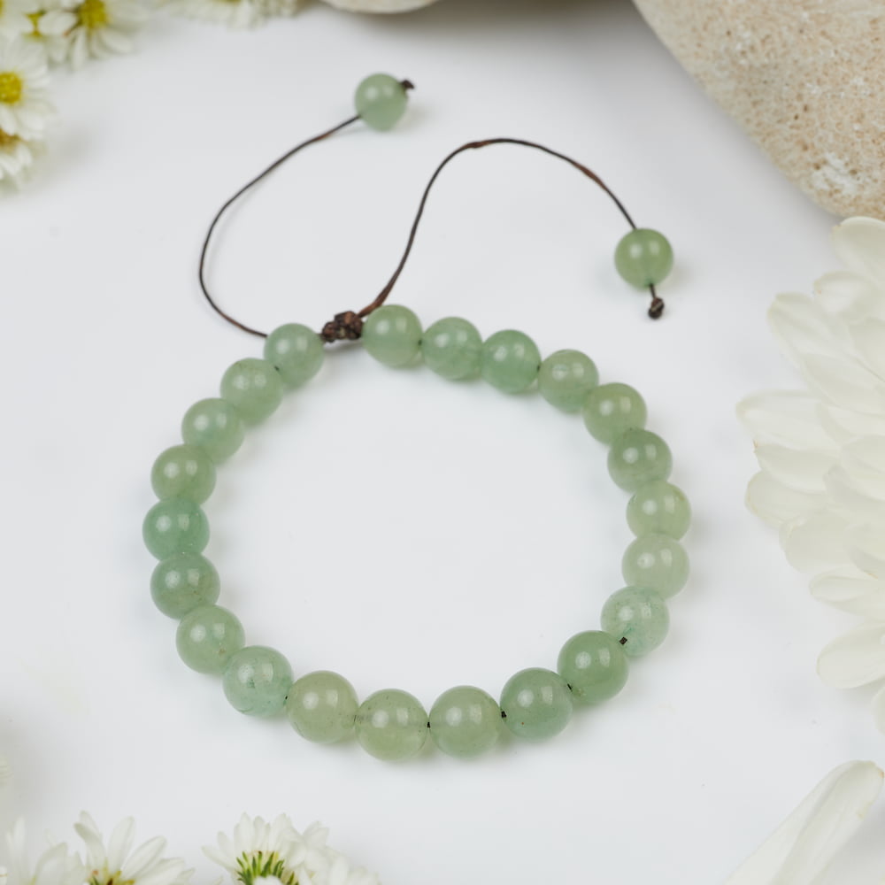 bracelet aventurine claire 8mm