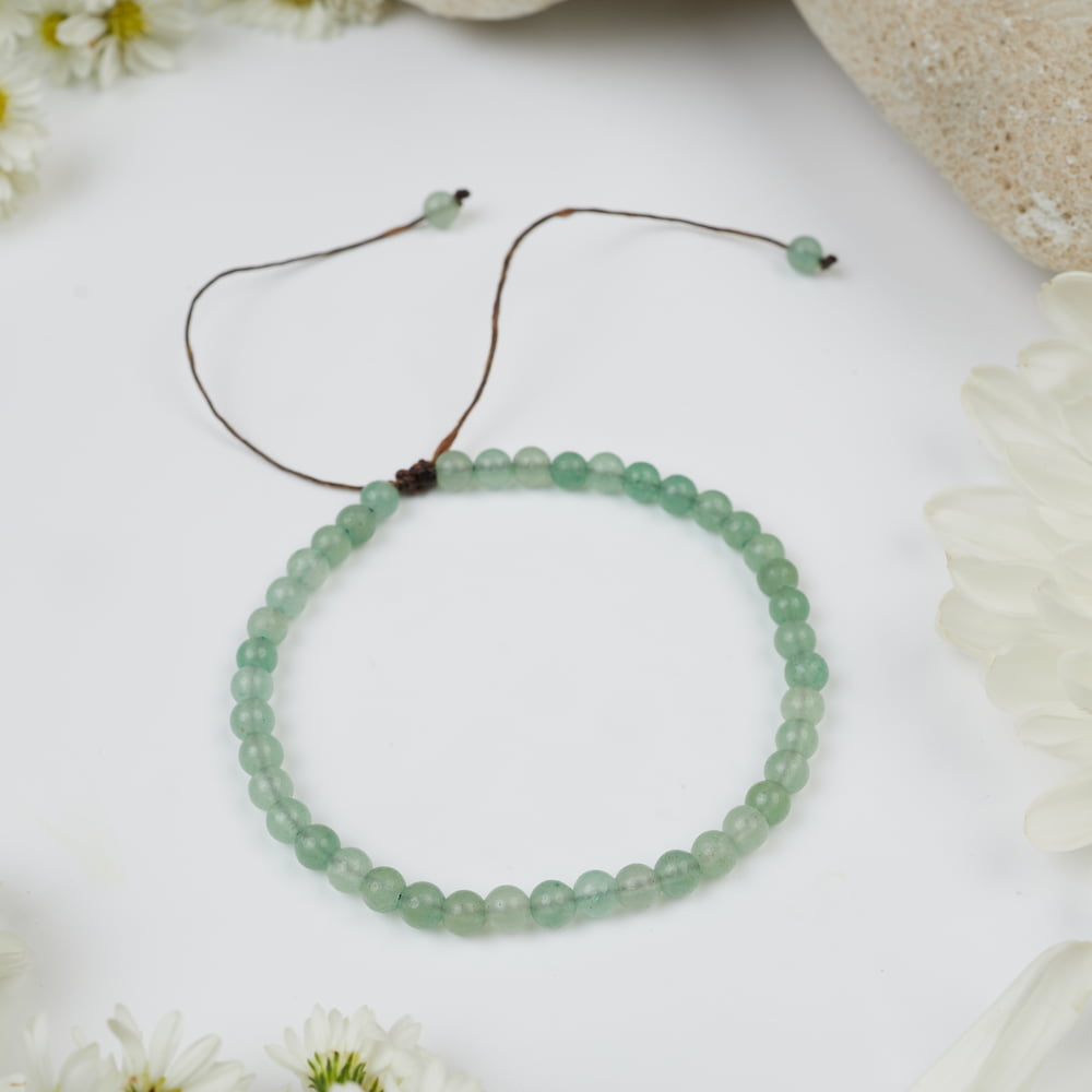 bracelet aventurine claire 4mm