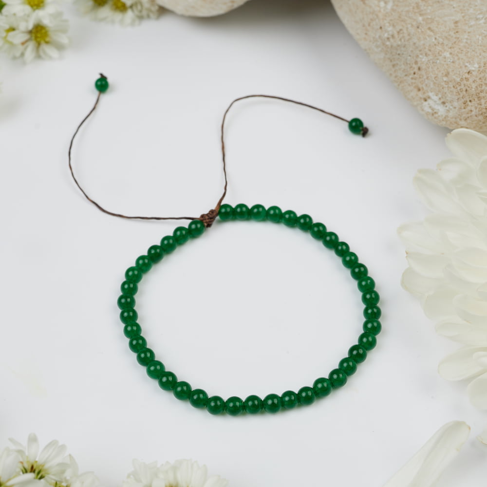 bracelet aventurine foncé 4mm