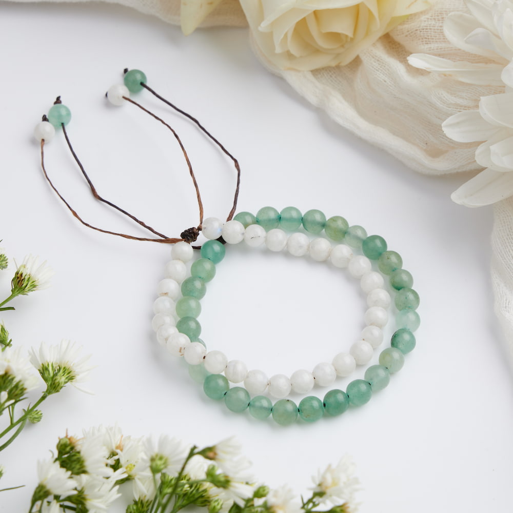 bracelet couple aventurine