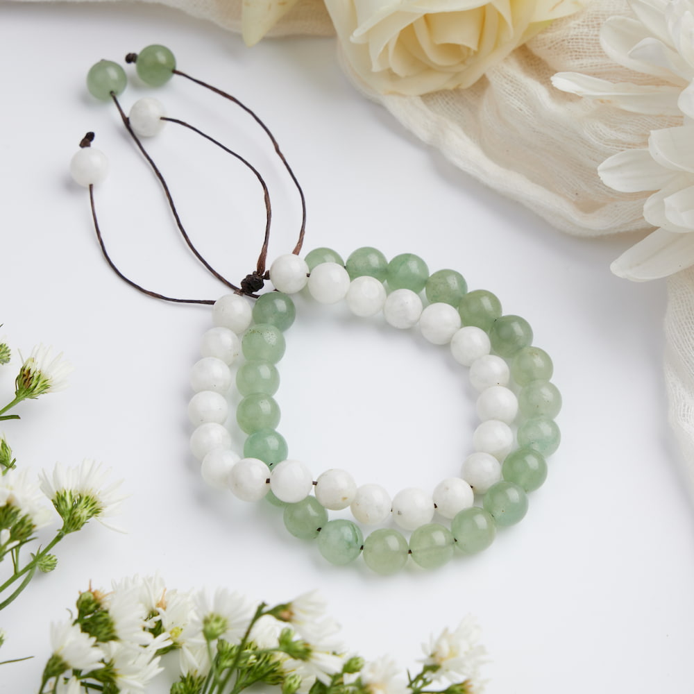 bracelet couple aventurine