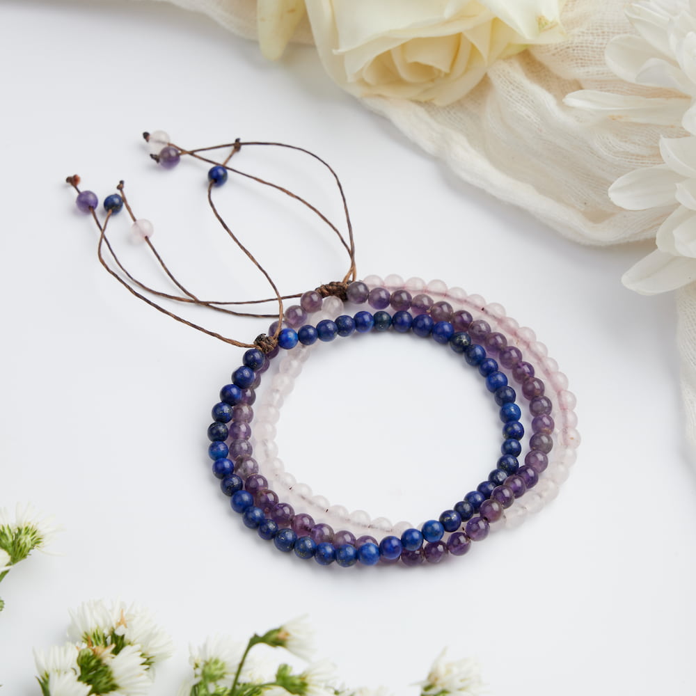 bracelets de couple lapis lazuli