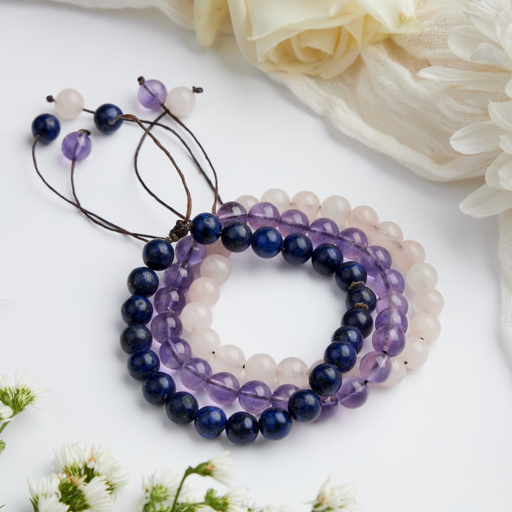 bracelets de couple lapis lazuli