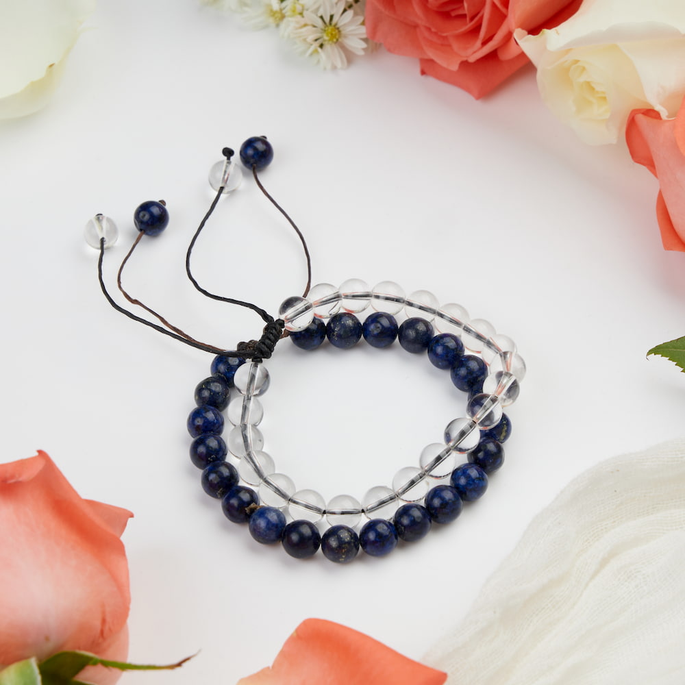 bracelet de couple lapis lazuli 8mm