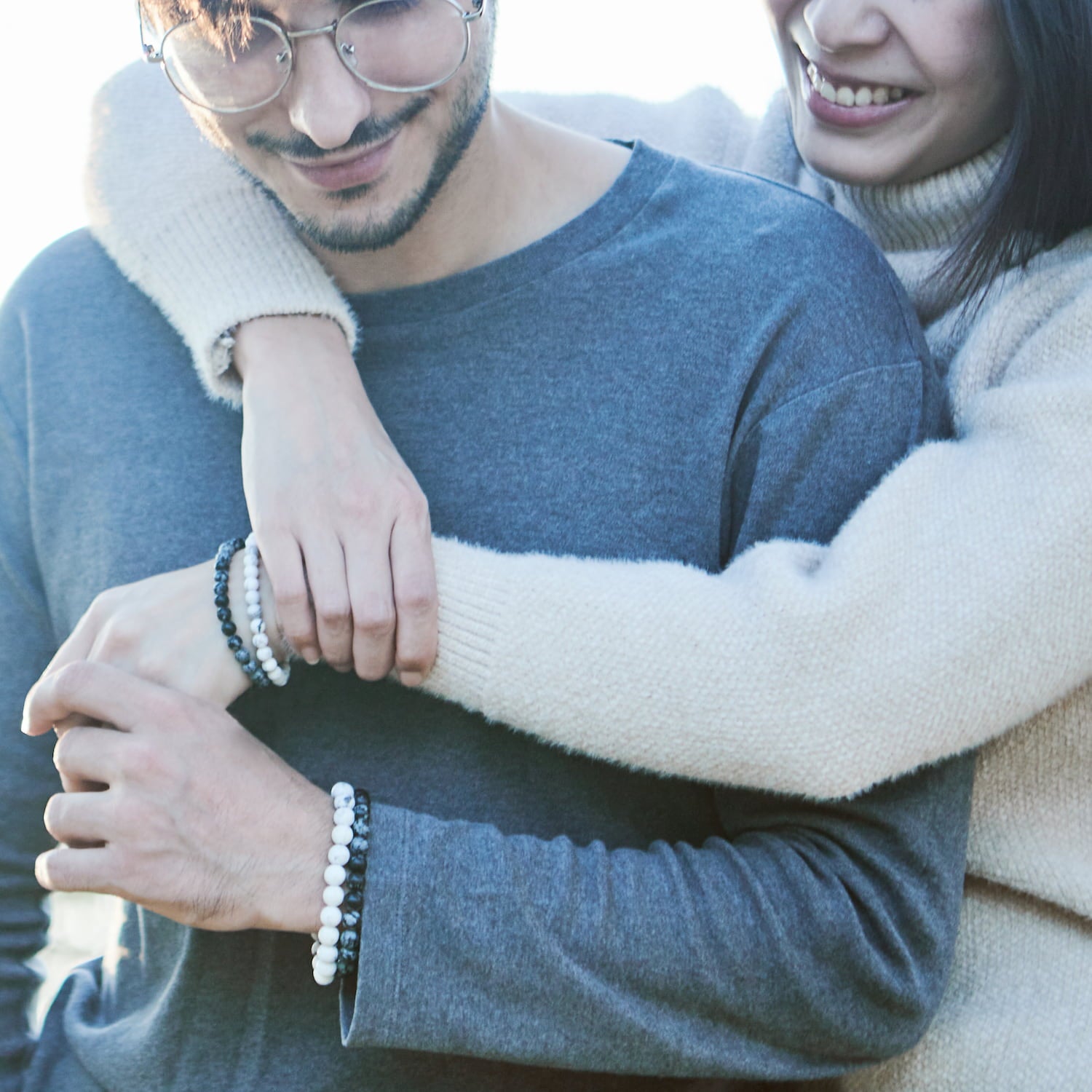 bracelet couple yin yang