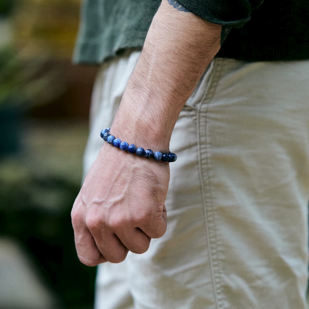 bracelet sodalite homme