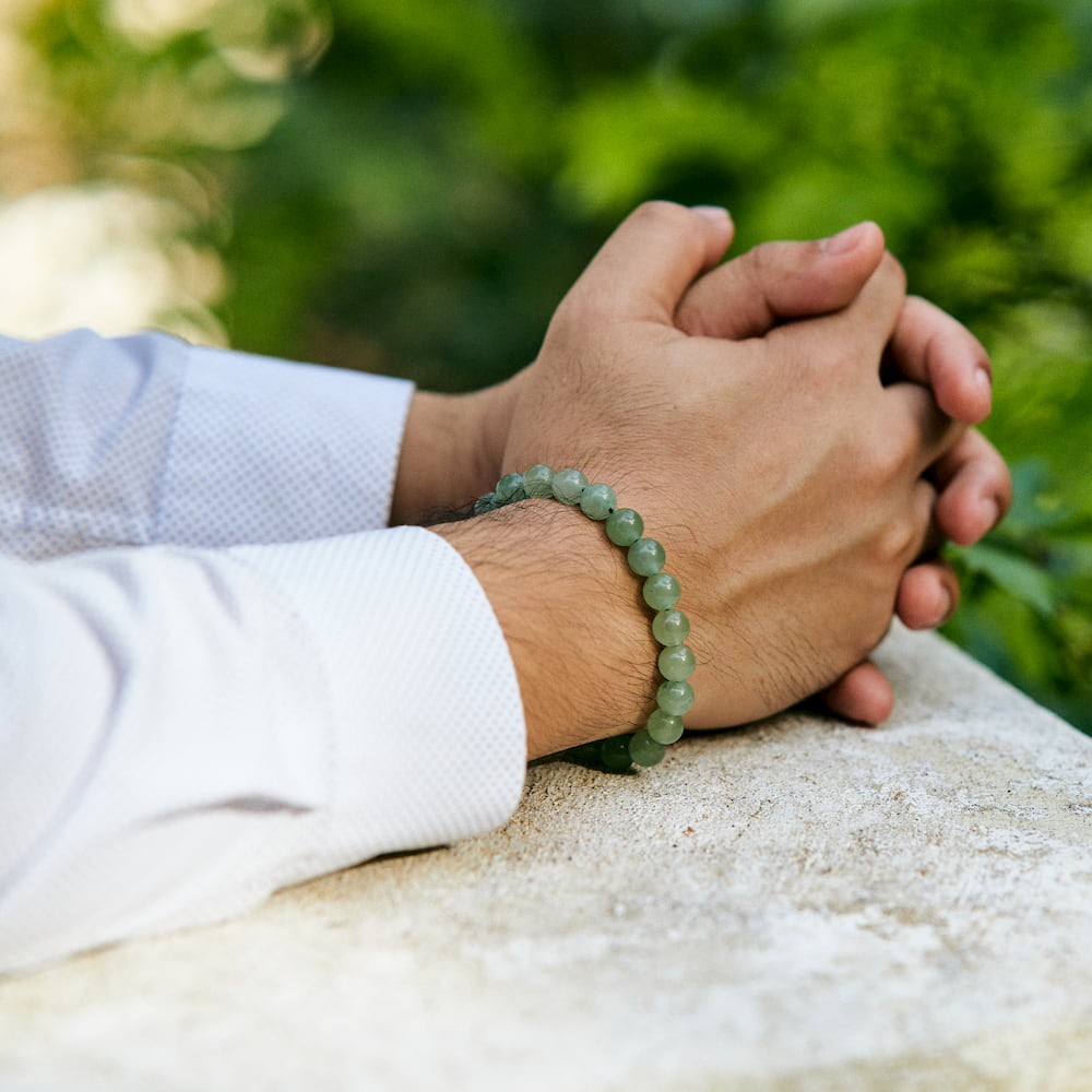 bracelet aventurine homme