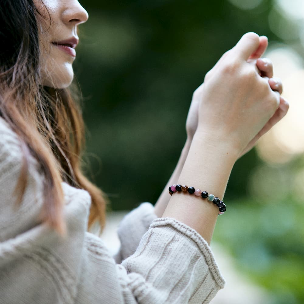 bracelet tourmaline femme