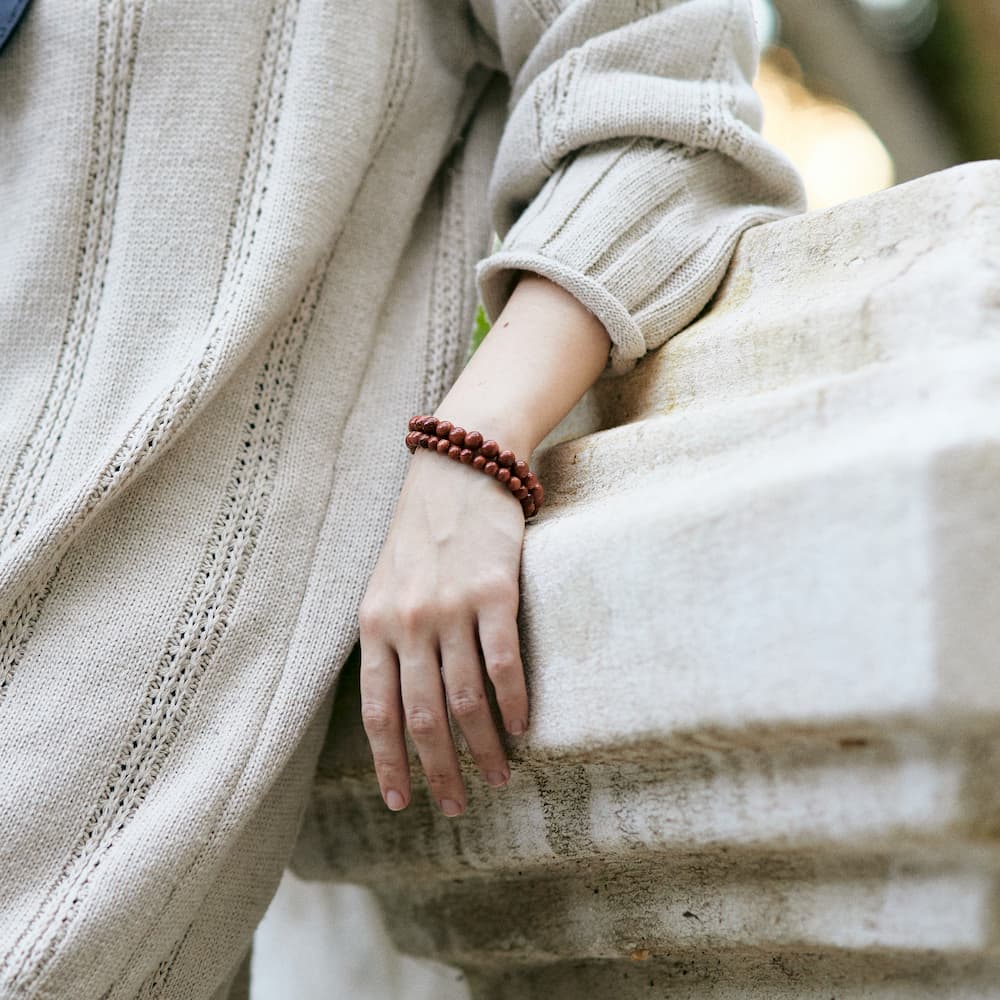 bracelet pierre soleil femme