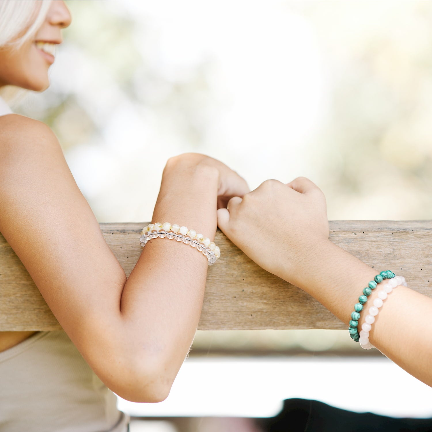 bracelet couple citrine