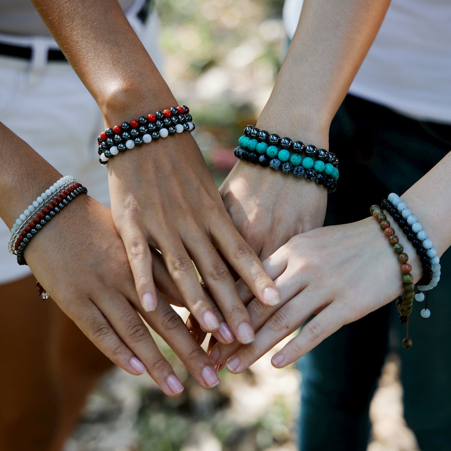 bracelets de couple hematite