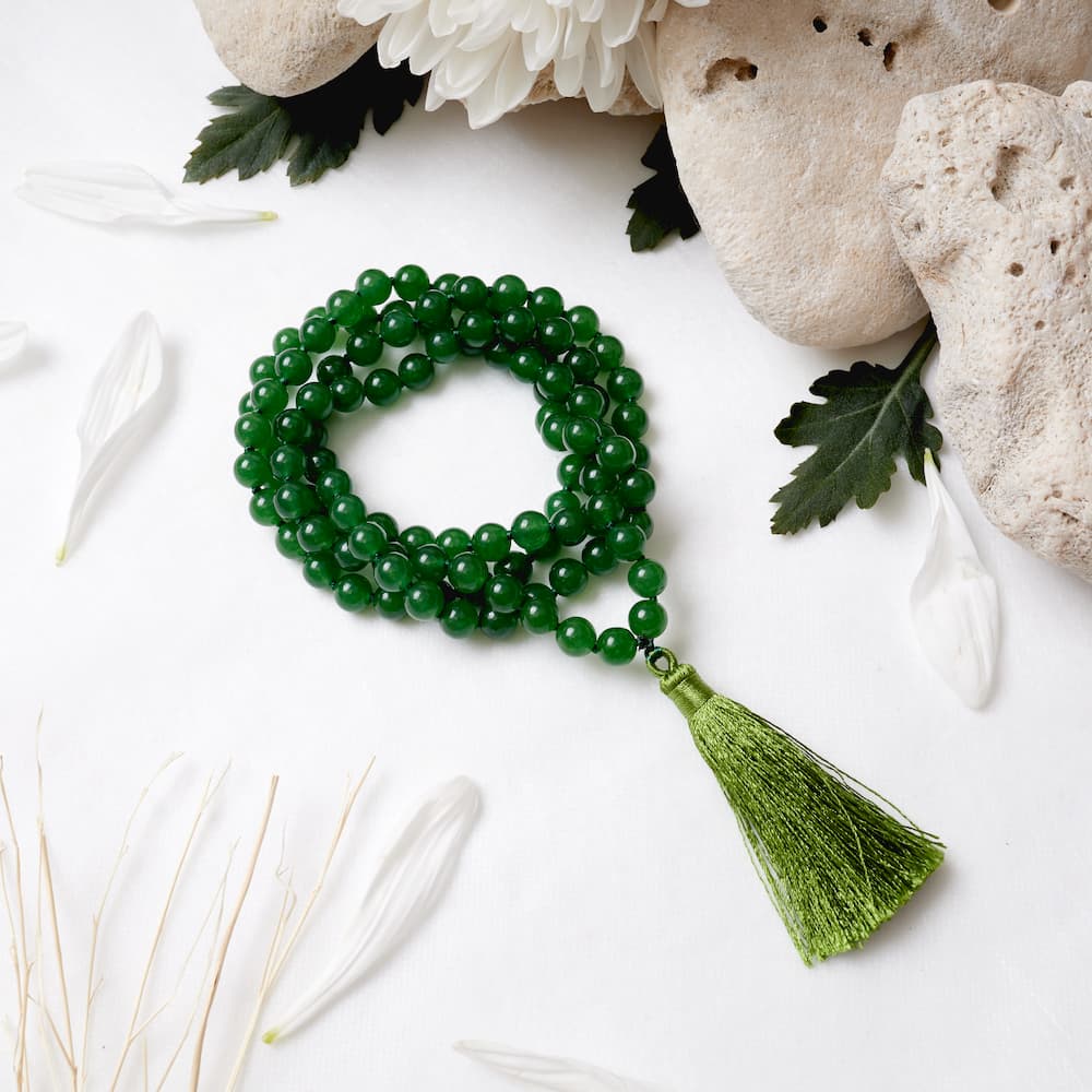 collier aventurine verte