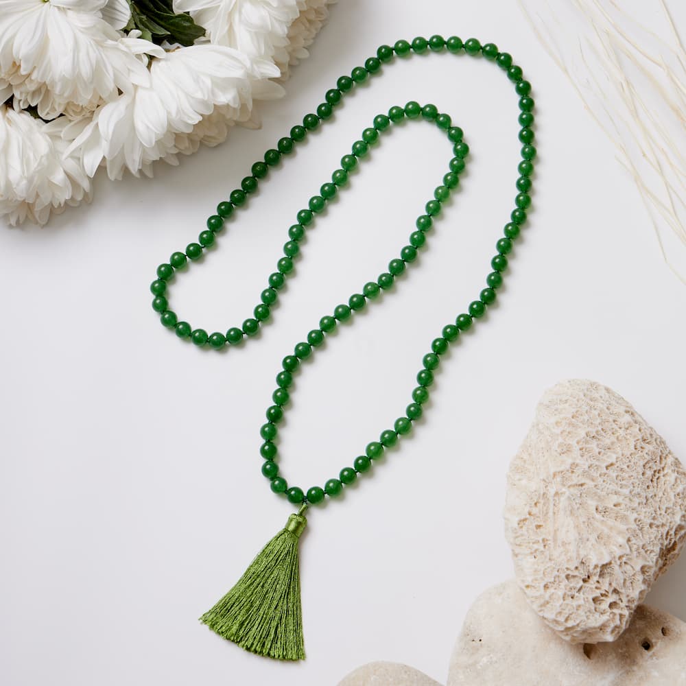 collier aventurine verte