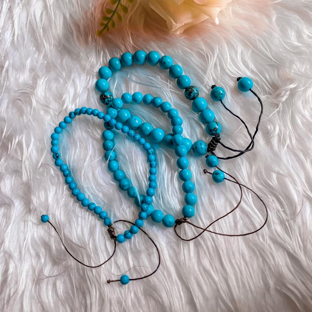 bracelets en pierre turquoise