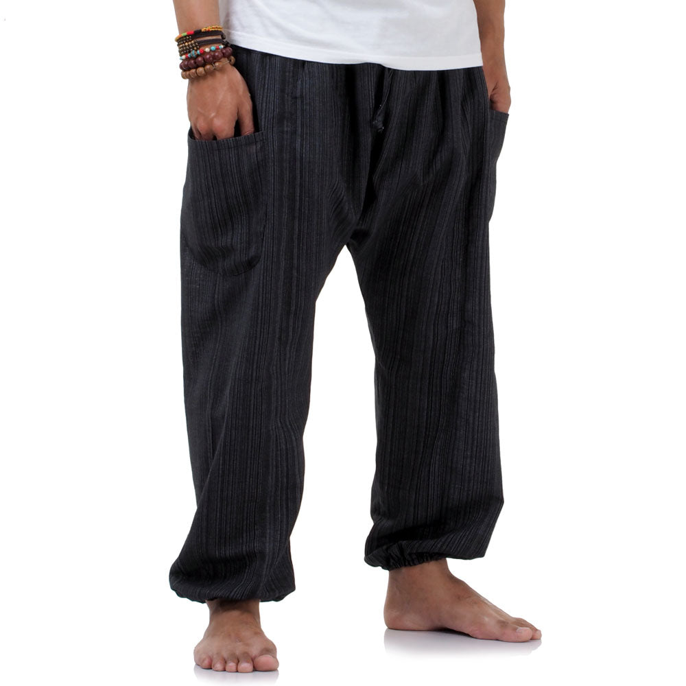 Pantalon Sarouel Homme en Coton